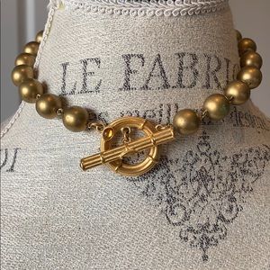 Agatha Paris Gold Choker Necklace